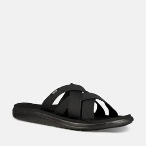 Teva Voya Slide Sandalen Herren Schwarz Online Österreich [MPCT12465]